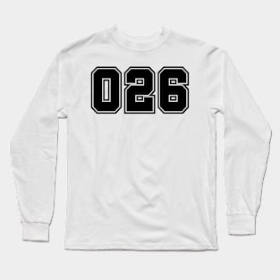 Collectible Numbered Tee Collection: Find Your Number! Long Sleeve T-Shirt